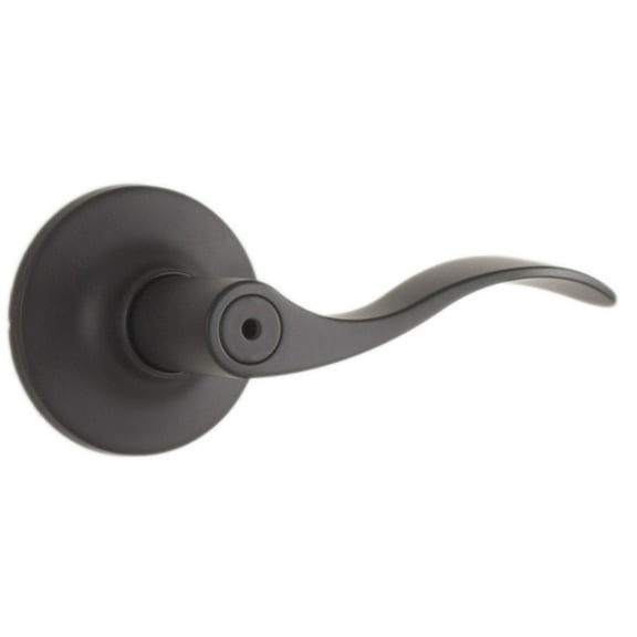 Weslock 00210X2X2FR20   Haven Bed & Bath Lever, Matte Black
