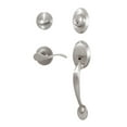 thumbnail image 1 of Weslock L2810-NXNFR2D Hillcrest Single Cylinder Handleset with Left Hand New Haven Trim with Adjustable Latch & Round Corner Strikes, Satin Nickel, 1 of 2
