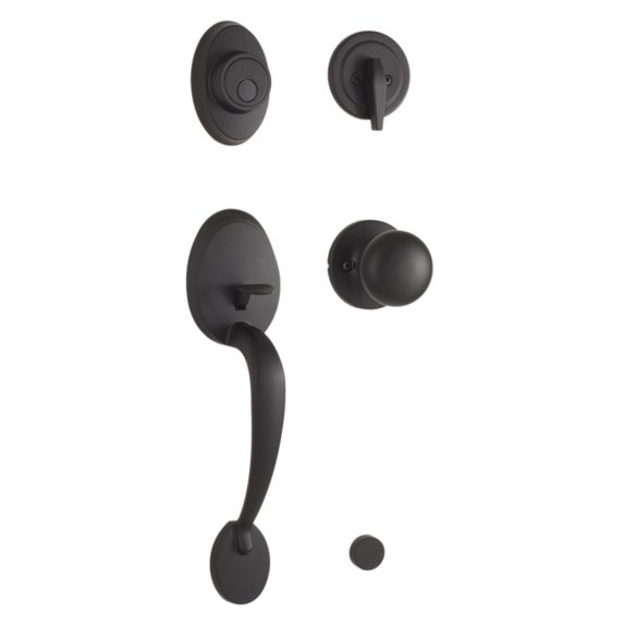 Weslock 02815-2S20020 Hillcrest Sectional Dummy Handleset - Black