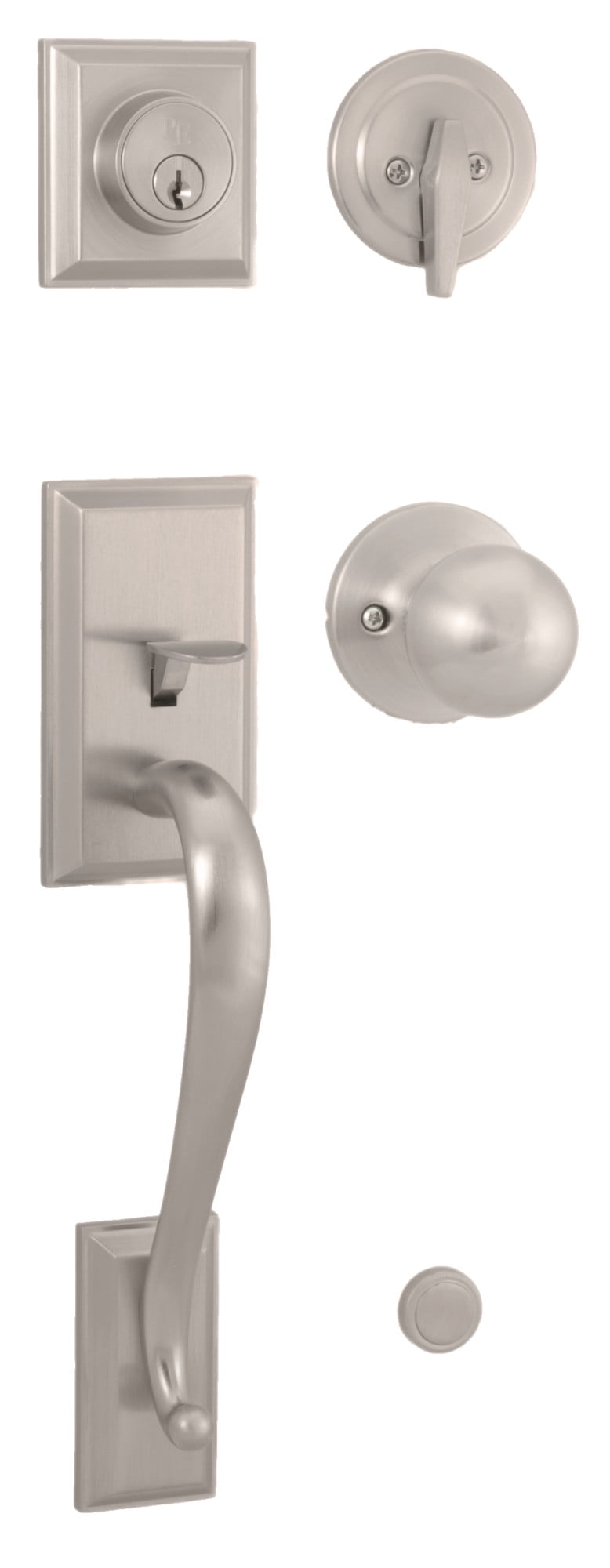 Weslock 2830G Mercy Sectional Single Cylinder Keyed Entry Handleset