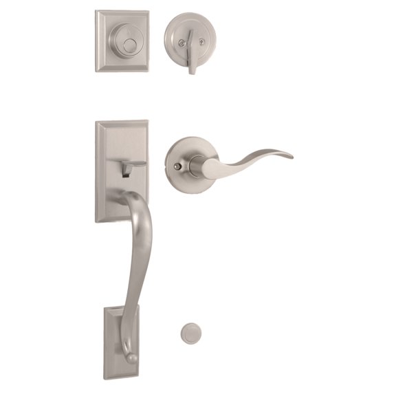 Weslock L2835-NXN0020 Mercy Left Handed Sectional Dummy Handleset - Nickel