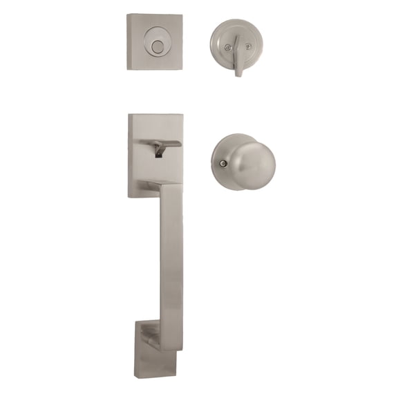 Weslock 02845-NSN0020 Bailey Sectional Dummy Handleset - Nickel