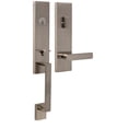 thumbnail image 1 of Weslock 02870-N3NSL2D Leighton Modern Square Thumb-Press Single Cylinder Keyed Entry Door, 1 of 6