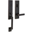 thumbnail image 1 of Weslock 02870-131SL2D Leighton Modern Square Thumb-Press Single Cylinder Keyed Entry Door, 1 of 6