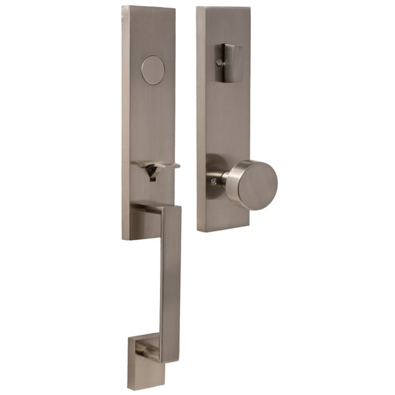 Weslock 02875-N4N0020 Leighton One Piece Dummy Handleset - Nickel