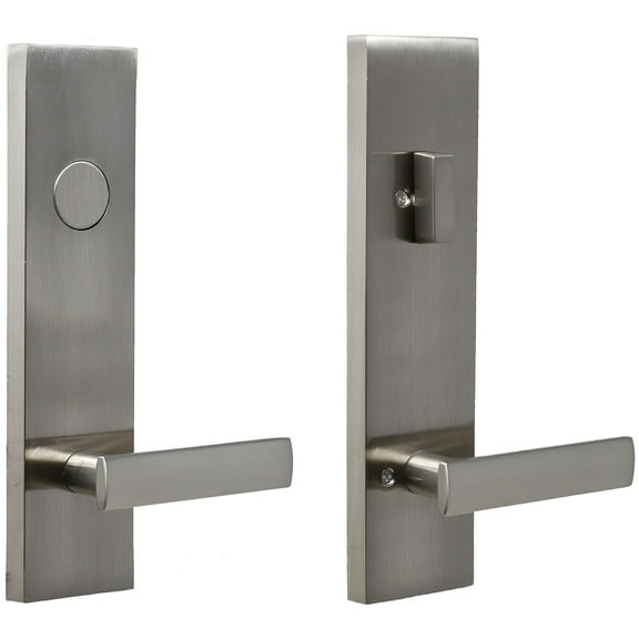 Weslock 066213N3NSL2D Addy Deadbolt Keyed One Side Handle Set with Utica Lever, Satin Nickel