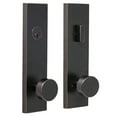 thumbnail image 1 of Weslock 066214141SL2D Addy Deadbolt Keyed One Side Handle Set with Mesa Knob, Oil Rubbed Bronze, 1 of 5