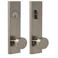 thumbnail image 1 of Weslock 066214N4NSL2D Addy Deadbolt Keyed One Side Handle Set with Mesa Knob, Satin Nickel, 1 of 5