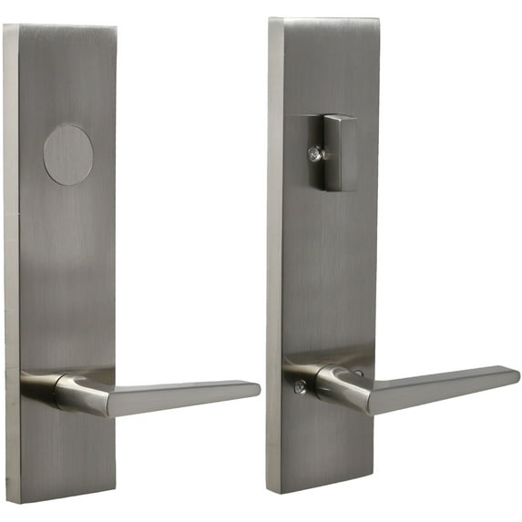 Weslock 066217N7NSL2D Addy Deadbolt Keyed One Side Handle Set with Philtower Lever, Satin Nickel