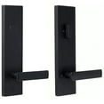 thumbnail image 1 of Weslock 0662532320020 Utica Non-Turning Two-Sided Dummy Door Lever Set - Black, 1 of 1