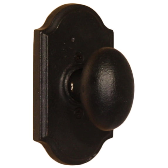 Weslock 07105M2--0020 Durham Single Dummy Door Knob - Black