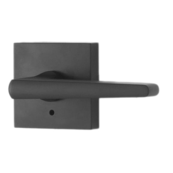 Weslock 007107272FR20 Philtower Bed & Bath Lever, Matte Black