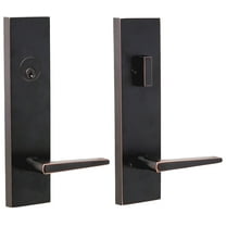 Weslock 66217 Addy Single Cylinder Deadbolt Keyed Entry Handle Set Lock - Bronze