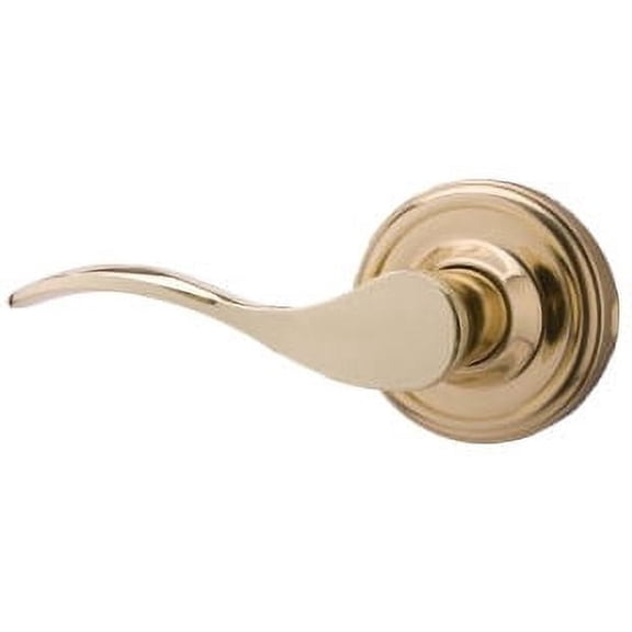 Weslock L0605U3--0020 Left Hand Bordeau Half Dummy Lock Bright Brass Finish