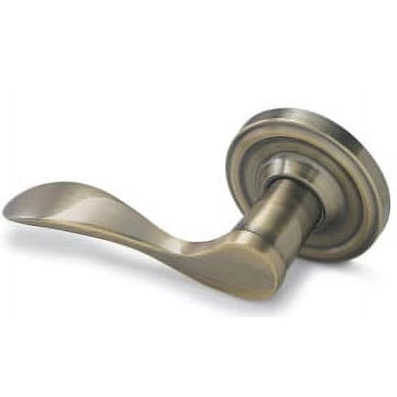 Weslock L0605UA--0020 Left Hand Bordeau Half Dummy Lock Antique Brass Finish