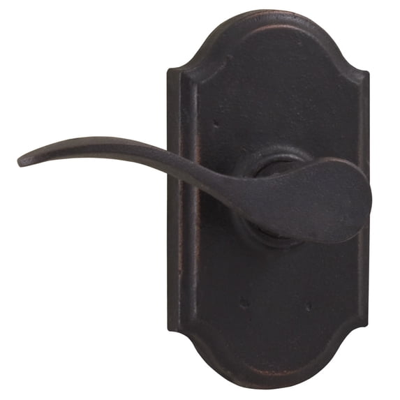 Weslock L7100H1H1SL20 Left Hand Carlow Premiere Passage Lock with Adjustable Latch and Full Lip Strike Oil Rubbed Bronze Finish
