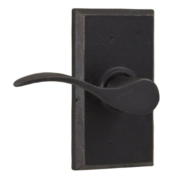 Weslock L7300H1H1SL20 Left Hand Carlow Square Passage Lock with Adjustable Latch and Full Lip Strike Oil Rubbed Bronze Finish