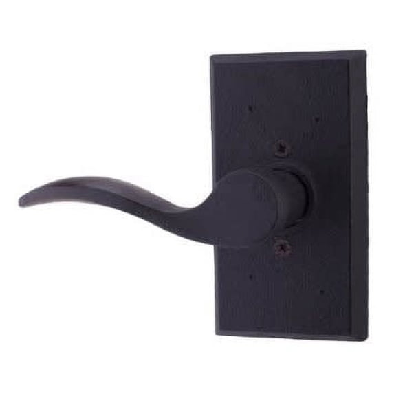 Weslock L7305H2--0020 Left Hand Carlow Square Half Dummy Lock Black Finish