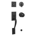 thumbnail image 1 of Weslock 02830-2S2FR2D Mercy Keyed One Side Handle Set with Salem Knob, Matte Black, 1 of 2