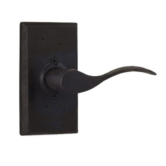 Weslock R7300H1H1SL20 Right Hand Carlow Square Passage Lock with Adjustable Latch and Full Lip Strike Oil Rubbed Bronze Finish