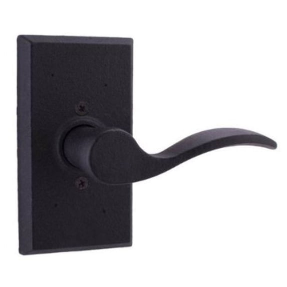 Weslock R7305H2--0020 Right Hand Carlow Square Half Dummy Lock Black Finish