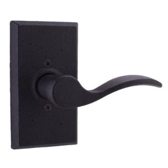 Weslock R7305H2--0020 Right Hand Carlow Square Half Dummy Lock Black Finish