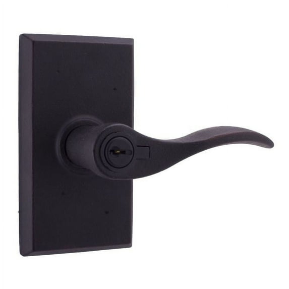 Weslock R7340H1H1SL23 Right Hand Carlow Square Entry Lock with Adjustable Latch and Full Lip Strike Oil Rubbed Bronze Finish