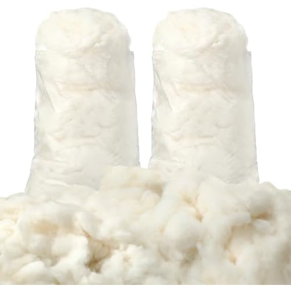 Wesnoy 1000g/2.2lb Cotton Stuffing for Stuffed Animals Soft Pillow, Natural Cotton Fiber Filling Batting, for Toys, Cloud Decorations, and More