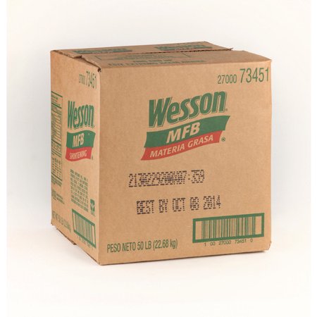 Wesson MFB Red Kitchen Shortening, 50 Pounds