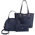 thumbnail image 1 of West 3PCS Purses for Women Tote Bag and Wallet Set Shoulder Satchel Handbags, 1 of 2