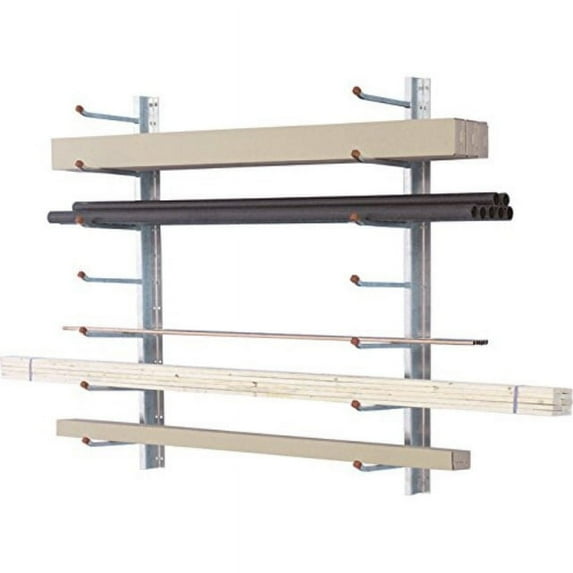West 56in. Wall Mount Storage Rack, Model# 1234