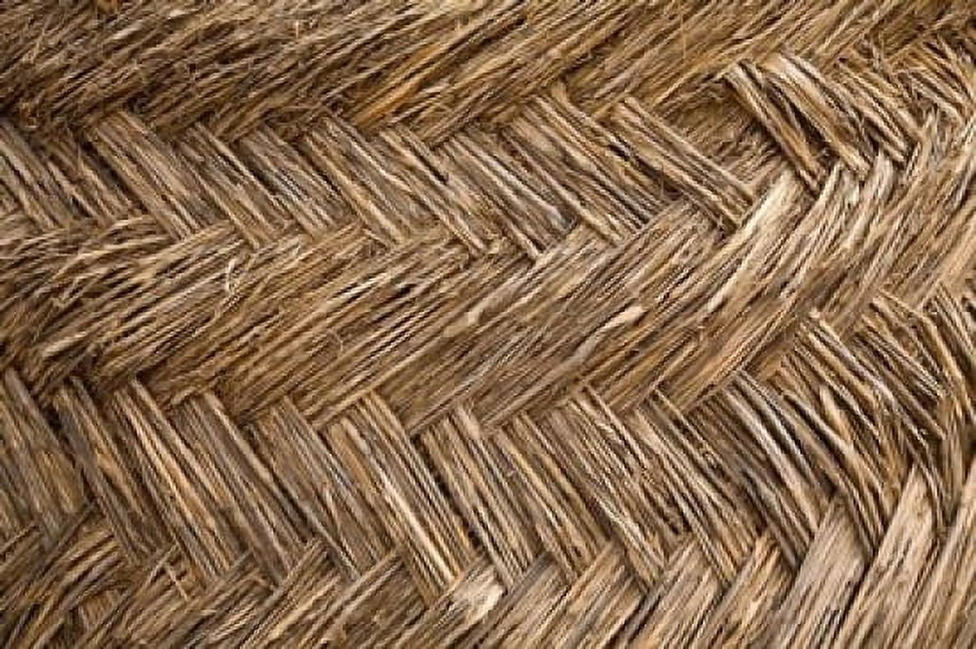 West Africa Ghana Yendi Woven thatch Canvas Art - Alida Latham DanitaDelimont (24 x 15)