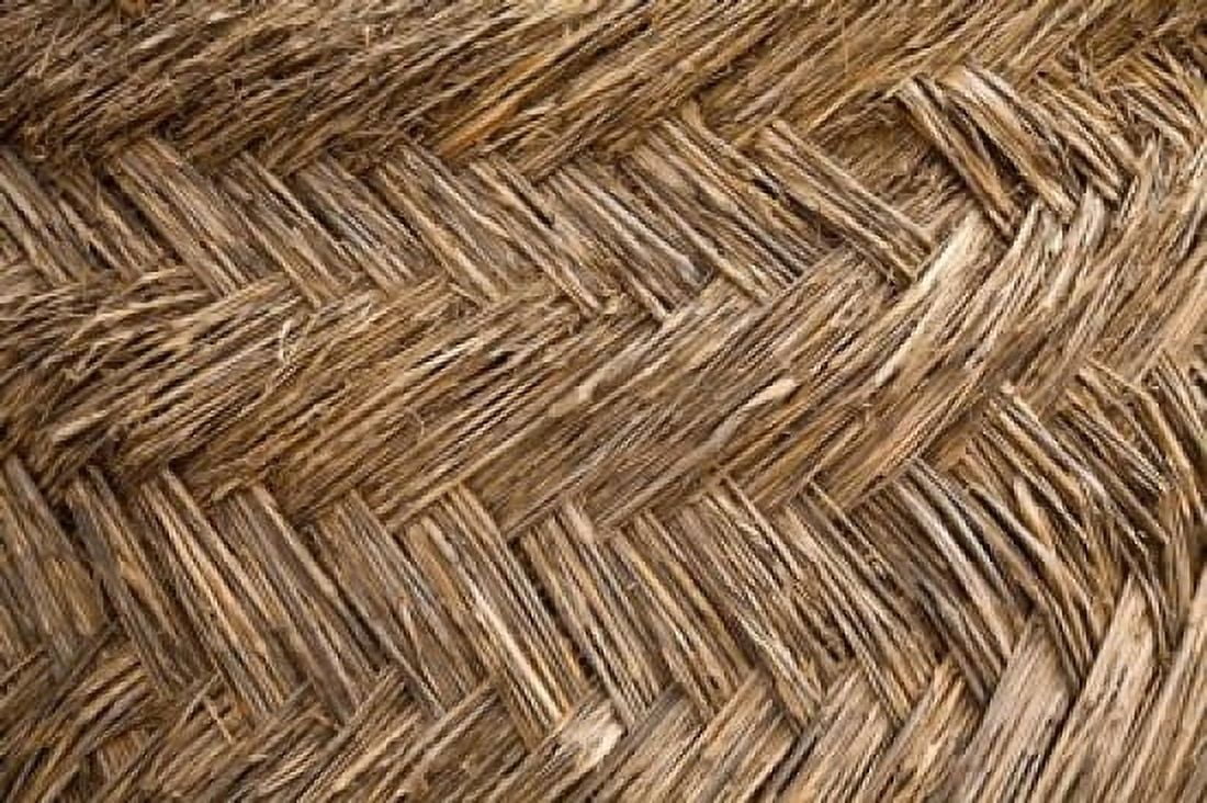 West Africa Ghana Yendi Woven thatch Canvas Art - Alida Latham DanitaDelimont (35 x 23)