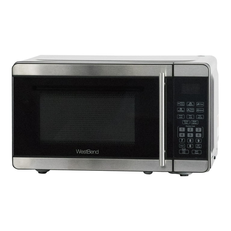 GE 0.7 cu. ft. Small Countertop Microwave in Stainless Steel