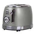 thumbnail image 1 of West Bend Retro-Styled 2-Slice Toaster with 4 Functions and 6 Settings, in Gray (TTWBRTGR13), 1 of 15