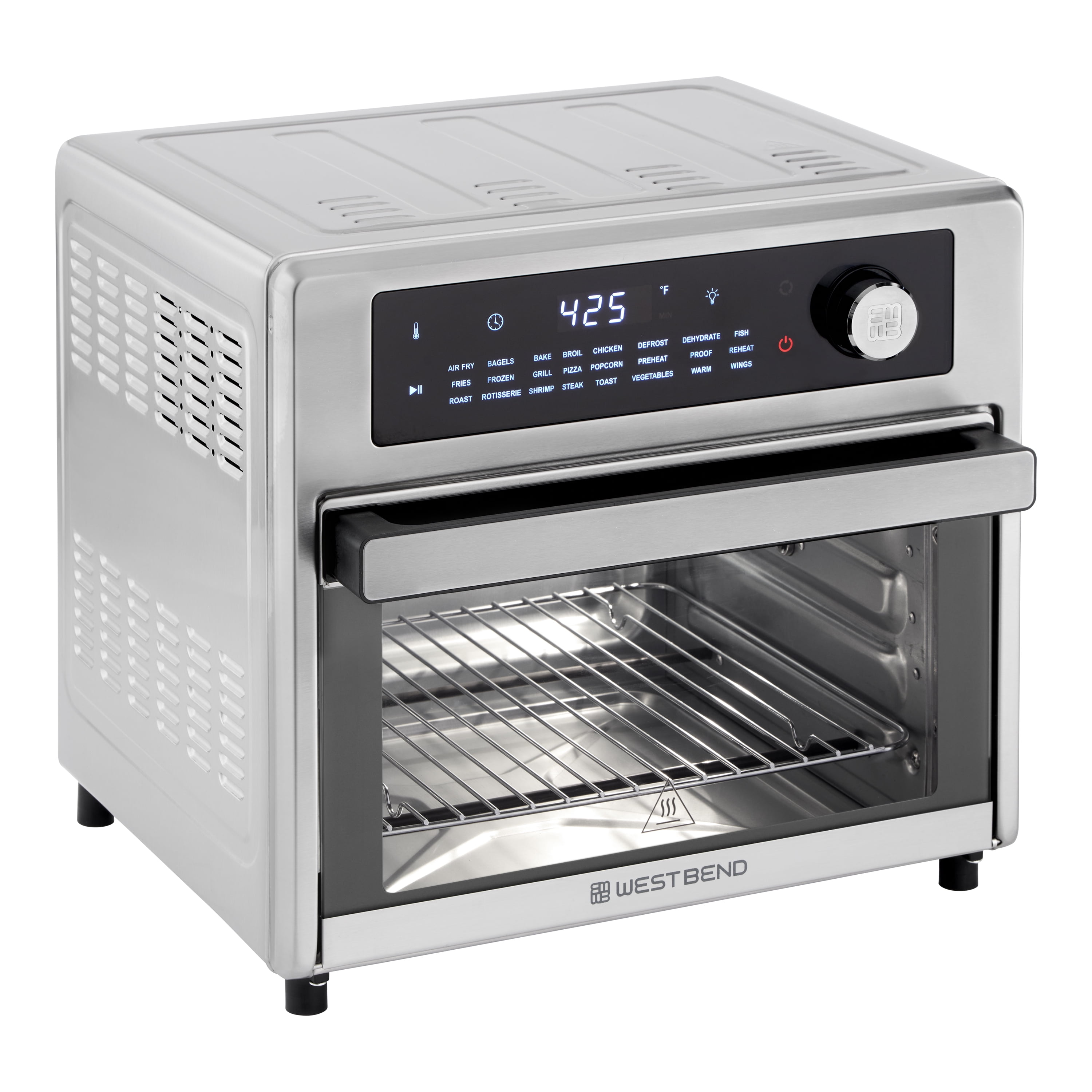 West Bend 26 qt Air Fryer Oven, Stainless Steel - 24 Presets