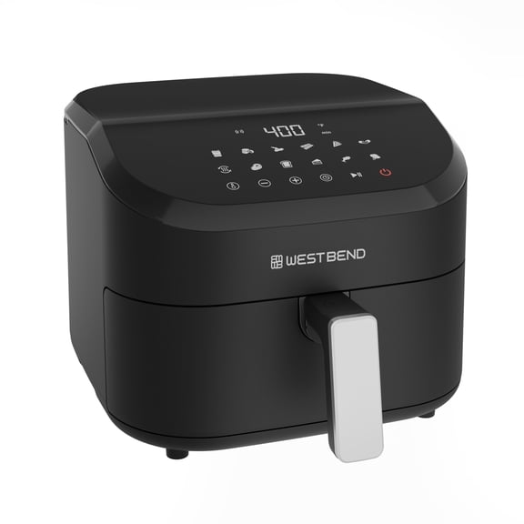 West Bend 4.5 Quart Digital Air Fryer, in Black (AFWB45DBK13)