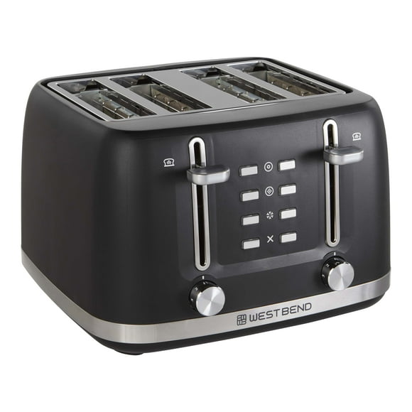 West Bend 4 Slice Toaster, with Extra Wide and Deep Slots