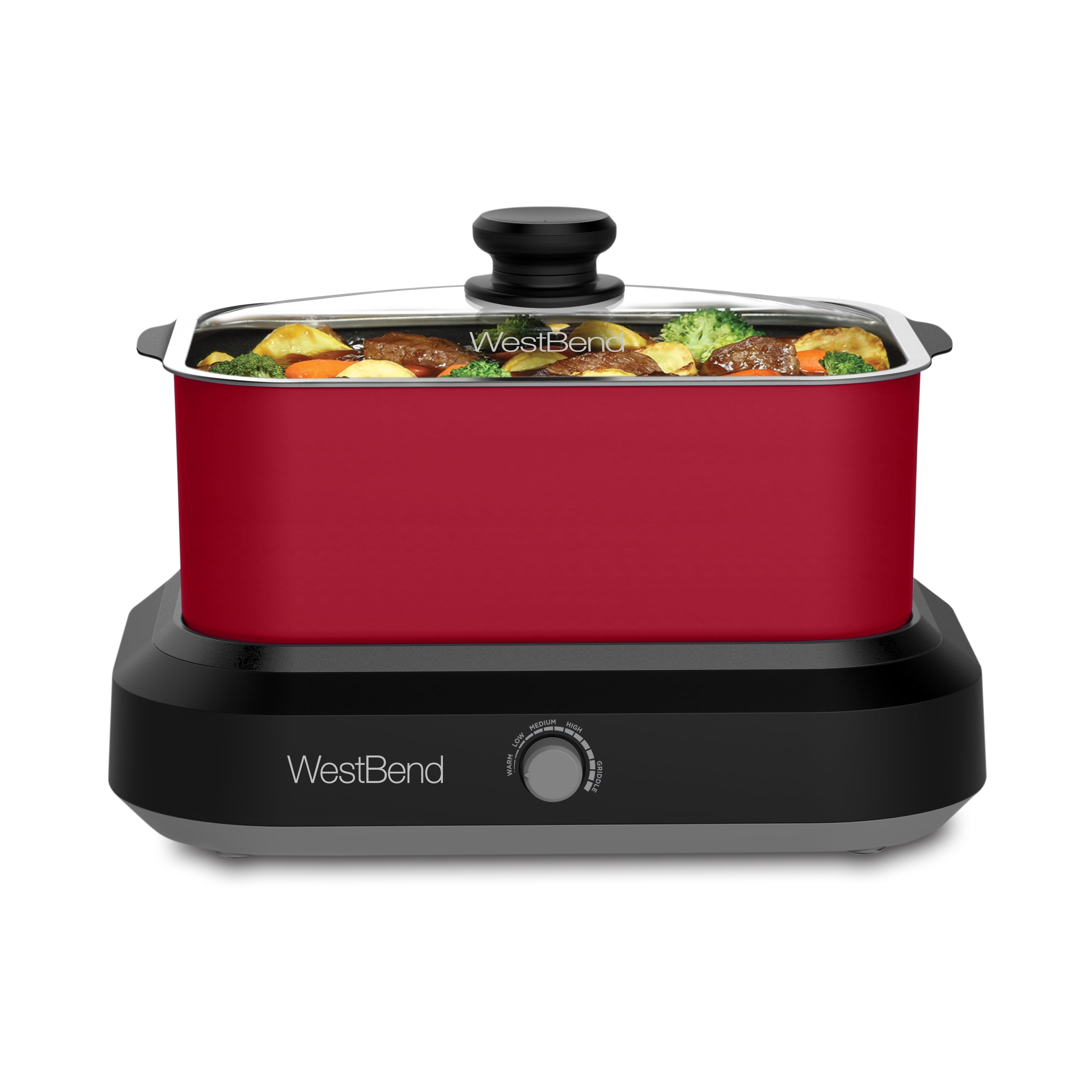 Westbend 5 Qt Versatility Cooker w/ Black Tote - Red 87905R