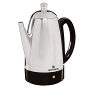 West Bend Classic 12-Cup Coffee Percolator with Cordless Serving, in Stainless Steel 54159