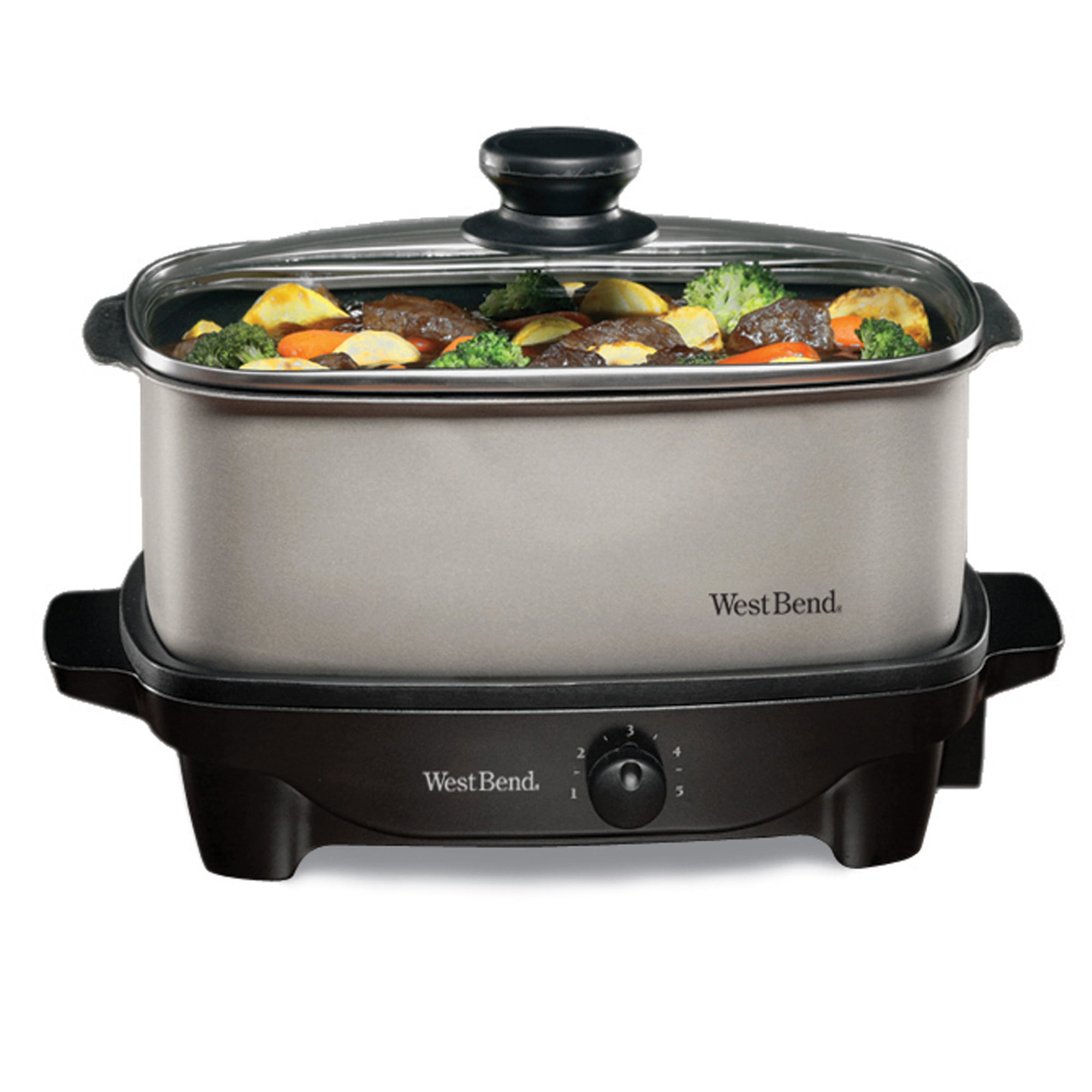West Bend Versatility 84966 - Slow cooker - 5.2 qt - 275 W