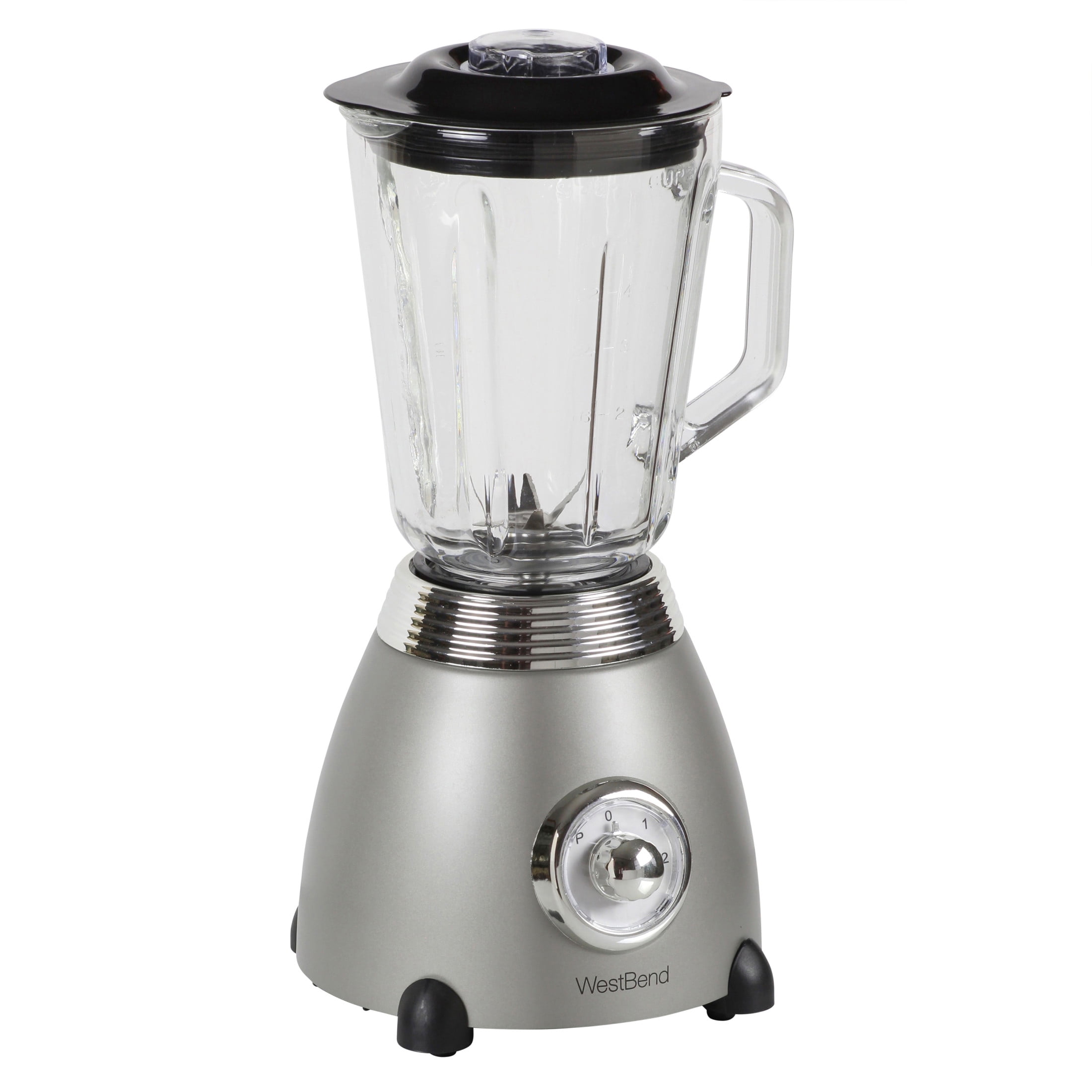 West Bend Multi-Speed Retro Style Blender, Stainless Steel Body