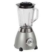 West Bend Retro-Style 2-Speed Blender with Pulse Function and BPA-Free Glass Jar, 48oz. Capacity, in Gray BLWBRTGR13