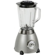 West Bend Retro Style Blender with BPA-Free 48 oz. Glass Jar, Gray