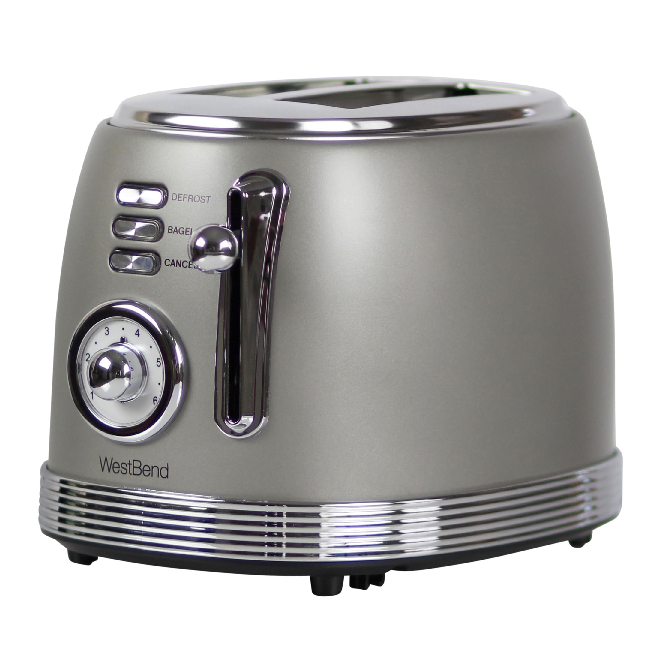 Toaster Photo West Bend 2-Slice Retro-Style Stainless Steel Toaster with 4 Functions ...