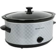 thumbnail image 1 of West Bend SCWB6QTSV13 Slow Cooker 6-Quart Manual Crockery Style with Oval Ceramic Crockpot and Glass Lid, 330-Watts, Silver, 1 of 9