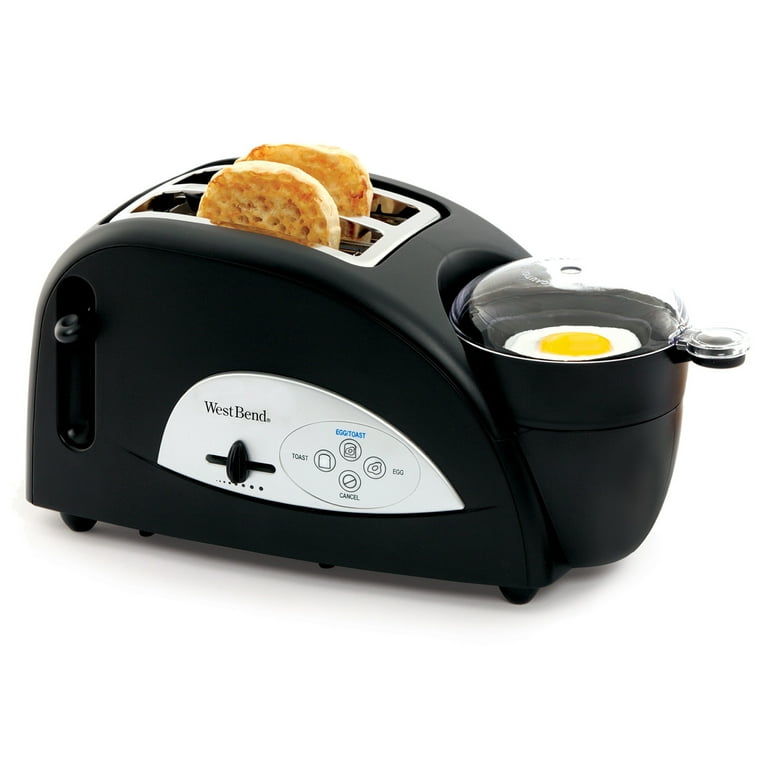 West Bend TEM500W 2 Slice Egg Muffin Toaster Walmart