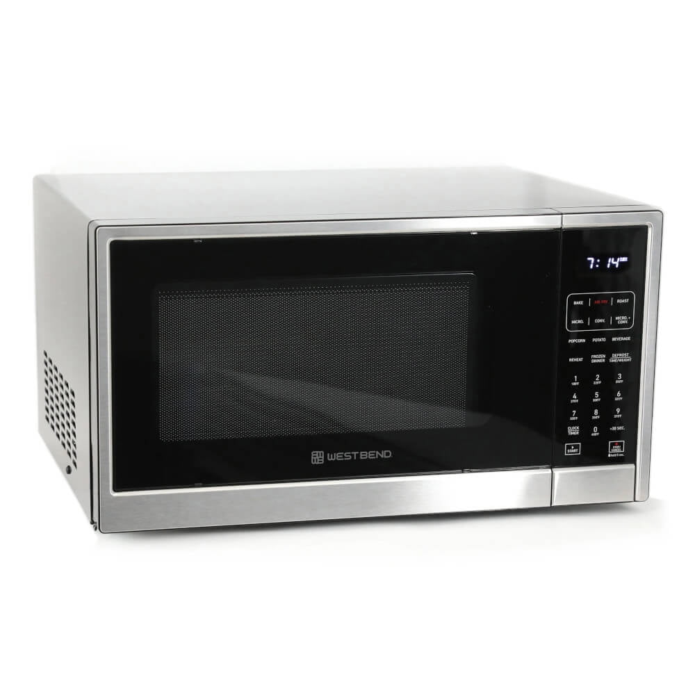 West Bend 1.3 Cu. Ft. Stainless Steel 3-in-1 Microwave Air Fry Convection Oven