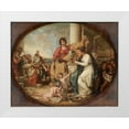 thumbnail image 1 of West, Benjamin 24x20 White Modern Wood Framed Museum Art Print Titled - British Manufactory A Sketch, 1 of 4