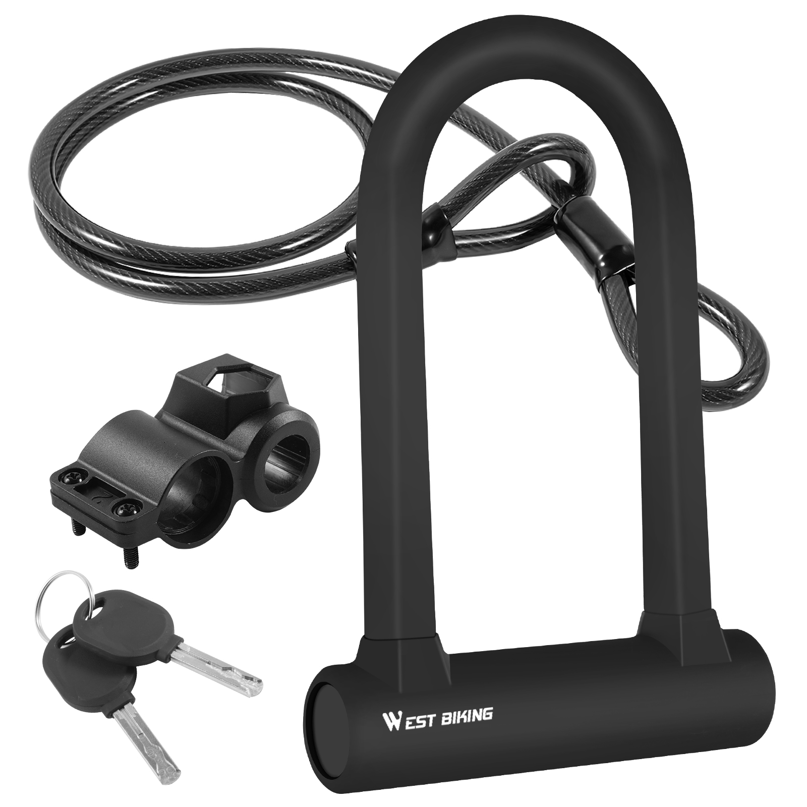 UBULLOX Bike Chain Lock 3FT Bike Lock 5-Digit Combination Bike Loc